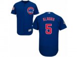 Chicago Cubs #5 Albert Almora Jr Royal Blue Alternate Flexbase Authentic Collection MLB Jersey