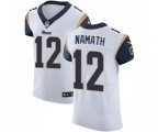 Los Angeles Rams #12 Joe Namath White Vapor Untouchable Elite Player Football Jersey