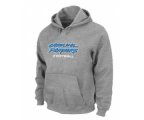 Carolina Panthers Authentic font Pullover Hoodie Grey