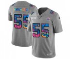 Dallas Cowboys #55 Leighton Vander Esch Multi-Color 2020 NFL Crucial Catch NFL Jersey Greyheather