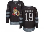 Adidas Ottawa Senators #19 Derick Brassard Black 1917-2017 100th Anniversary Stitched NHL Jersey