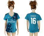 2017-18 Real Madrid 16 KOVACIC Third Away Women Soccer Jersey