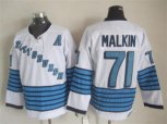 Pittsburgh Penguins #71 Evgeni Malkin Throwback white NHL jerseys