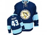 Pittsburgh Penguins #43 Conor Sheary Premier Navy Blue Third Vintage NHL Jersey