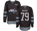 Washington Capitals #79 Nathan Walker Premier Black 1917-2017 100th Anniversary NHL Jersey