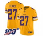 Minnesota Vikings #27 Jayron Kearse Limited Gold Inverted Legend 100th Season Football Jersey