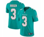 Miami Dolphins #3 Josh Rosen Aqua Green Team Color Vapor Untouchable Limited Player Football Jersey
