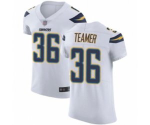 Los Angeles Chargers #36 Roderic Teamer White Vapor Untouchable Elite Player Football Jersey