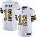 New Orleans Saints #12 Tom Savage Limited White Rush Vapor Untouchable NFL Jersey