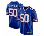 Buffalo Bills #50 Gregory Rousseau Nike Royal 2021 NFL Draft First Round Pick Vapor Untouchable Limited