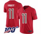 Tampa Bay Buccaneers #11 Blaine Gabbert Limited Red Rush Vapor Untouchable 100th Season Football Jersey