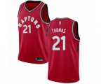 Toronto Raptors #21 Matt Thomas Swingman Red Basketball Jersey - Icon Edition