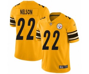 Pittsburgh Steelers #22 Steven Nelson Limited Gold Inverted Legend Football Jersey