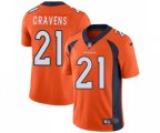 Denver Broncos #21 Su'a Cravens Orange Team Color Vapor Untouchable Limited Player Football Jersey