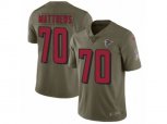Atlanta Falcons #70 Jake Matthews Limited Olive 2017 Salute to Service NFL Jersey