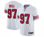 San Francisco 49ers #97 Nick Bosa Limited White Rush Vapor Untouchable Football Jersey