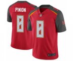 Tampa Bay Buccaneers #8 Bradley Pinion Red Team Color Vapor Untouchable Limited Player Football Jersey