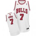 Chicago Bulls #7 Tony Kukoc Swingman White Home NBA Jersey