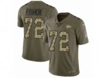 Kansas City Chiefs #72 Eric Fisher Limited Olive Camo 2017 Salute to Service NFL Jersey