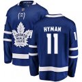 Toronto Maple Leafs #11 Zach Hyman Fanatics Branded Royal Blue Home Breakaway NHL Jersey
