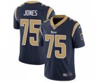 Los Angeles Rams #75 Deacon Jones Navy Blue Team Color Vapor Untouchable Limited Player Football Jersey