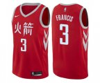 Houston Rockets #3 Steve Francis Swingman Red NBA Jersey - City Edition