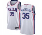 Philadelphia 76ers #35 Clarence Weatherspoon Swingman White Home NBA Jersey - Association Edition