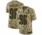 Atlanta Falcons #96 Tyeler Davison Limited Camo 2018 Salute to Service Football Jersey