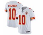 Kansas City Chiefs #10 Isiah Pacheco White Vapor Untouchable Limited Stitched Football Jersey