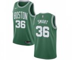 Boston Celtics #36 Marcus Smart Swingman Green(White No.) Road Basketball Jersey - Icon Edition