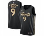 Toronto Raptors #9 Serge Ibaka Swingman Black Basketball Jersey - 2019-20 City Edition