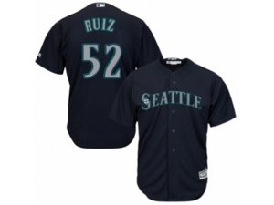 Seattle Mariners #52 Carlos Ruiz Replica Navy Blue Alternate 2 Cool Base MLB Jersey