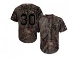 Chicago White Sox #30 Nicky Delmonico Camo Realtree Collection Cool Base Stitched MLB Jerseys