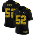 Chicago Bears #52 Khalil Mack Leopard Print Fashion Vapor Limited NFL Jersey Black