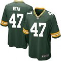 Green Bay Packers #47 Jake Ryan Game Green Team Color NFL Jersey