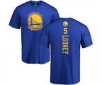Golden State Warriors #5 Kevon Looney Royal Blue Backer T-Shirt