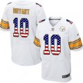 Pittsburgh Steelers #10 Martavis Bryant Elite White Road USA Flag Fashion NFL Jersey