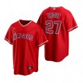 Nike Los Angeles Angels #27 Mike Trout Red Alternate Stitched Baseball Jersey