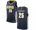 Denver Nuggets #25 Malik Beasley Swingman Navy Blue Road NBA Jersey - Icon Edition