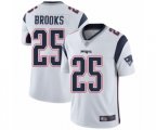 New England Patriots #25 Terrence Brooks White Vapor Untouchable Limited Player Football Jersey