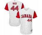 Canada Baseball #44 Rowan Wick White 2017 World Baseball Classic Authentic Team Jersey