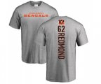 Cincinnati Bengals #62 Alex Redmond Ash Backer T-Shirt