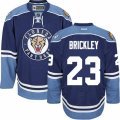 Florida Panthers #23 Connor Brickley Premier Navy Blue Third NHL Jersey