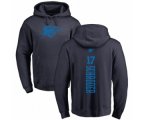 Oklahoma City Thunder #17 Dennis Schroder Navy Blue One Color Backer Pullover Hoodie