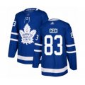 Toronto Maple Leafs #83 Cody Ceci Authentic Royal Blue Home Hockey Jersey