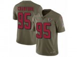 Atlanta Falcons #95 Jack Crawford Limited Olive 2017 Salute to Service NFL Jersey