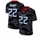 Tennessee Titans #22 Derrick Henry 2020 2ndCamo Salute to Service Limited