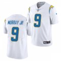 Los Angeles Chargers #9 Kenneth Murray Jr. Nike White Vapor Limited Jersey