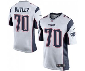 New England Patriots #70 Adam Butler Game White Football Jersey