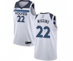 Minnesota Timberwolves #22 Andrew Wiggins Authentic White Basketball Jersey - Association Edition